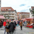 Nuremberg Christmas market stalls